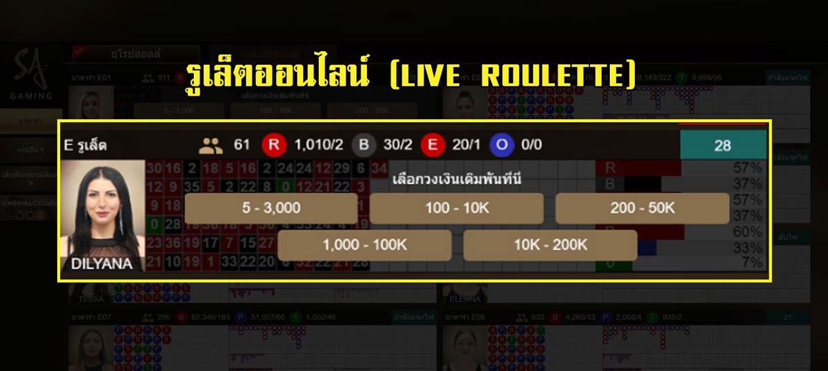 live roulette
