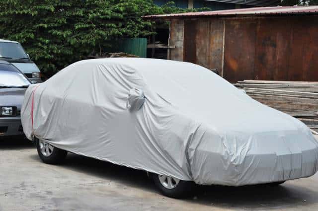 ผ้าคลุมรถยนต์สีเทา